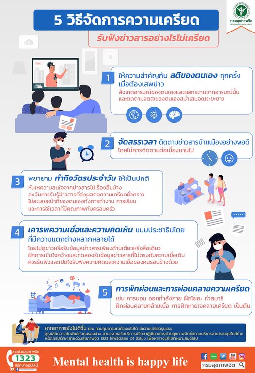 5 วิธี จัดการความเครียด